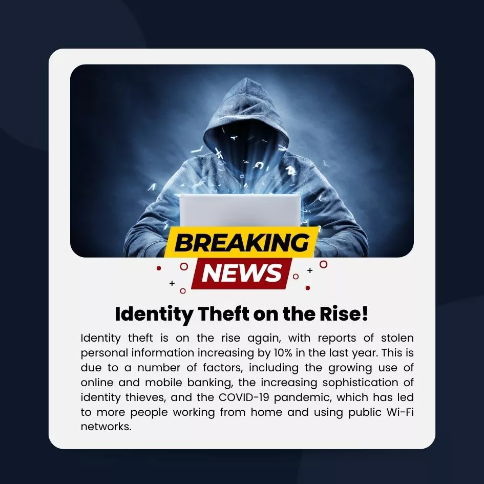 Navy Modern Hacker Breaking News Instagram Post (1) how to prevent identity theft - identity theft on the raise again article